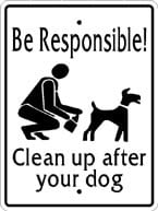 Site Furnishings & Amenities Sign: Be Responsible!