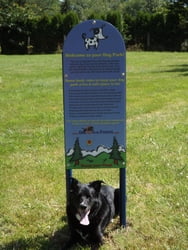 Custom Dog Park Rules Sign