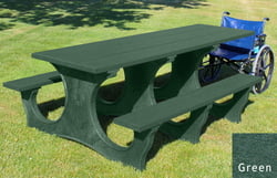HDPE ADA 6' Picnic Table